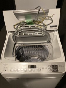 SHARP(シャープ)5.5キロ 電気洗濯乾燥機 ES-TX5F-S 2022年製