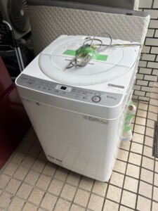 SHARP(シャープ)6.0キロ 全自動洗濯機 ES-GE6B-W 2018年製