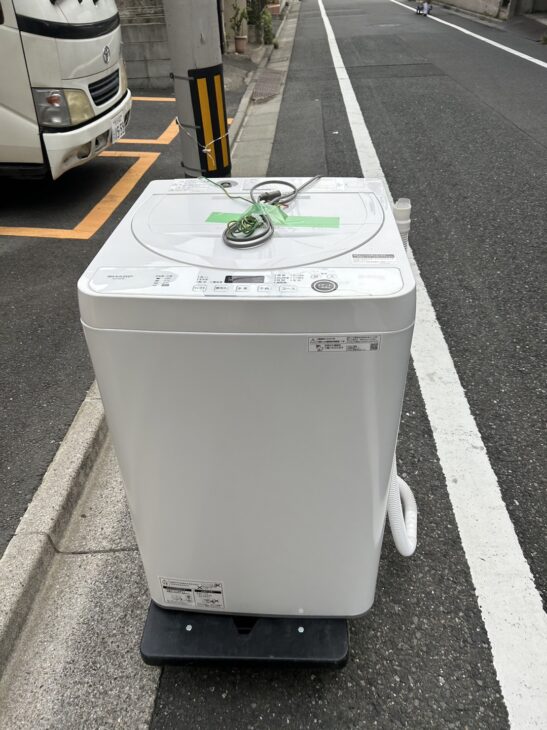 ドラム洗濯機に買い替えの為、堺市にてSHARP 洗濯機 ES-GE5Eを拝見しま