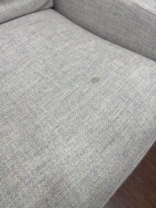 大塚家具(IDC)二人掛けソファ 布張りグレー