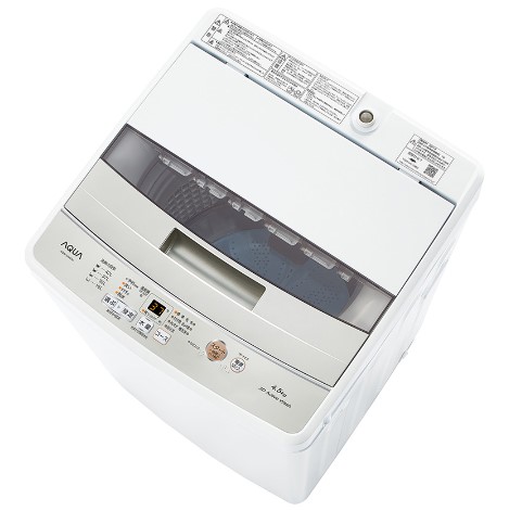 AQUA アクア 全自動洗濯機 4.5㎏ AQW-S4M