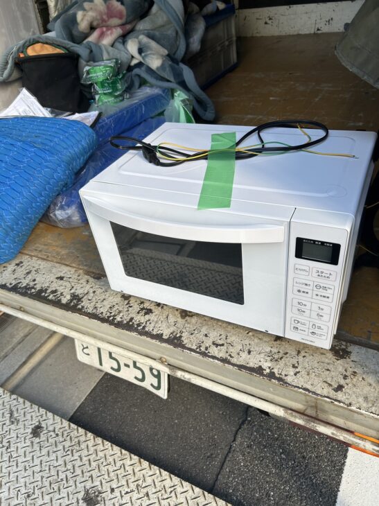 Haierの電子レンジをはじめ生活家電4点を全て【買取案内】千葉県佐倉市