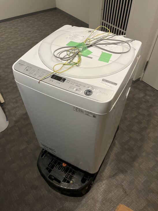 SHARP 洗濯機 ES-GE7E-W 7kg 2021年製 家電 C072 【公式通販】