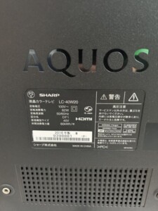 SHARP(シャープ)40型液晶テレビ LC-40W20 2016年製