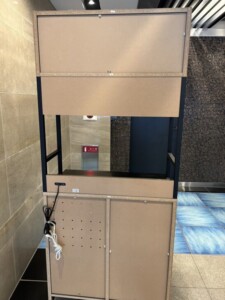 ノーブランド キッチンボード ダークブラウン 木目調