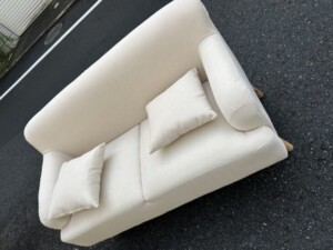 ノーブランド 二人掛けソファ ホワイト