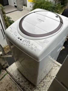 TOSHIBA(東芝)8.0キロ 電気洗濯乾燥機 AW-8VM2 (W)2022年製