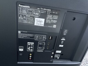 Panasonic(パナソニック)49型4K液晶テレビ TH-49HX850 2021年製