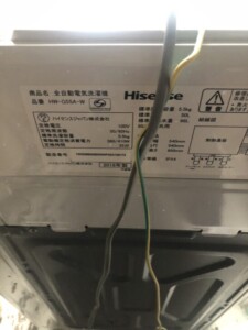 Hisense(ハイセンス)5.5キロ 全自動洗濯機 HW-G55A-W 2018年製