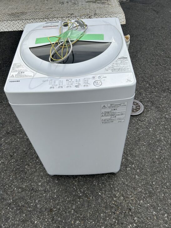 TOSHIBA（東芝）5.0キロ 全自動洗濯機 AW-5G6(W) 2018年製