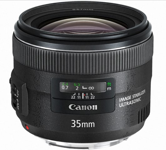 Canon キャノン 広角単焦点レンズ EF35mm F2 IS USM