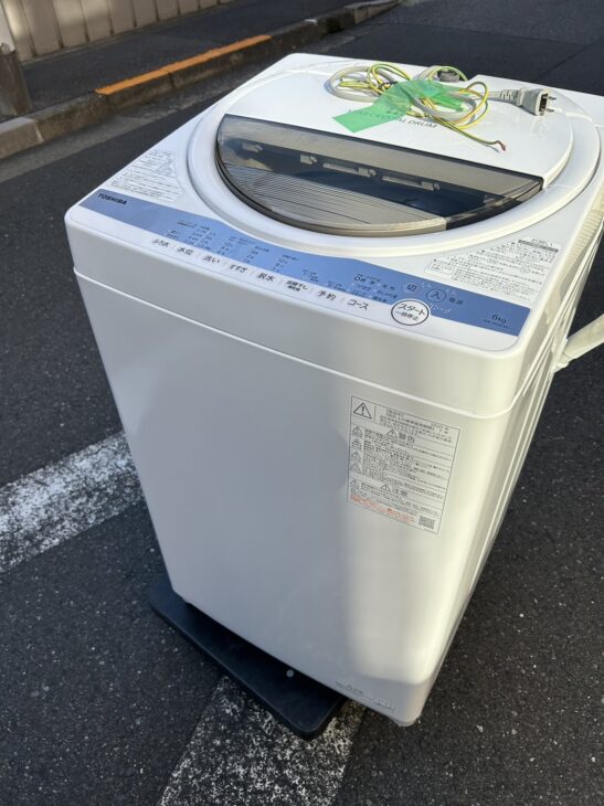東芝 TOSHIBA 洗濯機AW-6G9-W 2021年製 6kg 美品｜生活家電・空調