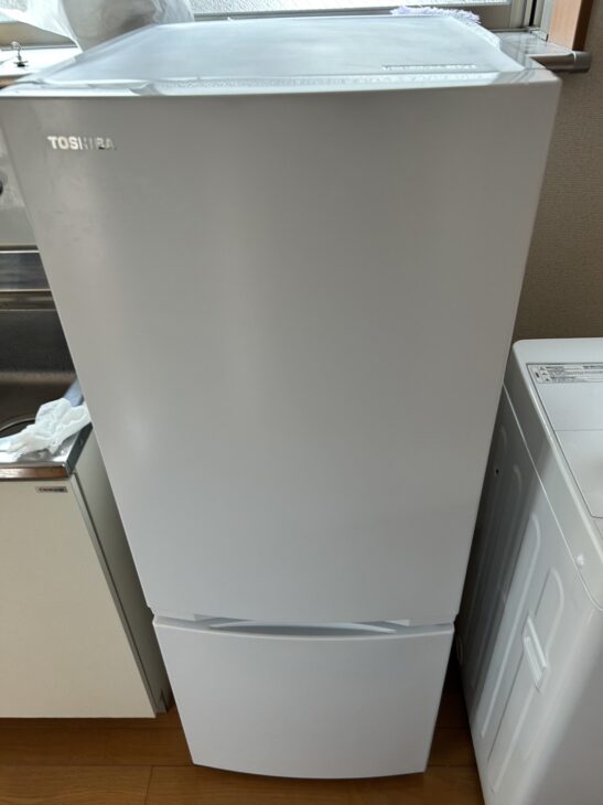 TOSHIBA（東芝）153L 2ドア冷蔵庫 GR-T15BS（W)2022年製