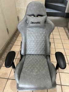 LEOVOL ゲーミングチェア オフィスチェア グレー