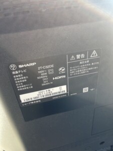 SHARP(シャープ)32型液晶テレビ 2T-C32DE 2021年製