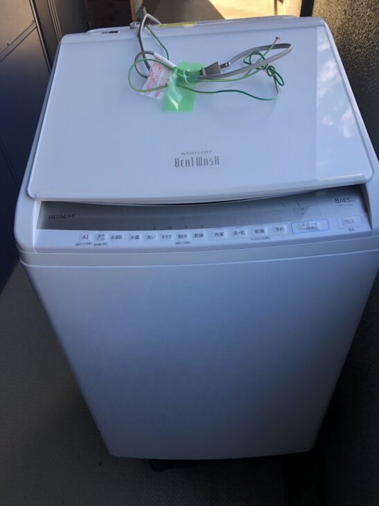 HITACHI（日立）8.0キロ 電気洗濯乾燥機 BW-DV80F 2020年製