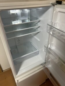 AQUA(アクア)201L 2ドア冷蔵庫 AQR-20JBK(W) 2020年製