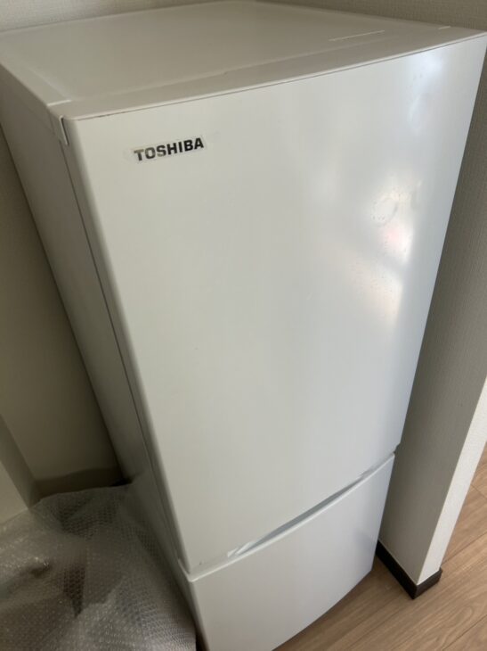 TOSHIBA（東芝）153L 2ドア冷蔵庫 GR-T15BS（W）2022年製