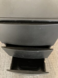 rooms(ルームス)3段衣装ケース ブラック