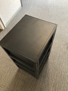 rooms(ルームス)3段衣装ケース ブラック