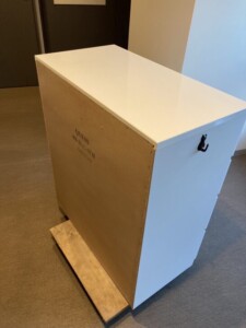 NITORI(ニトリ)ローチェスト クエス 80-4LC WH