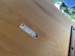 HIDA(飛騨産業)ダイニングテーブル豆型