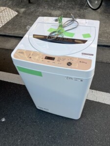 SHARP(シャープ)6.0キロ 全自動洗濯機 ES-GE6F-T 2022年製