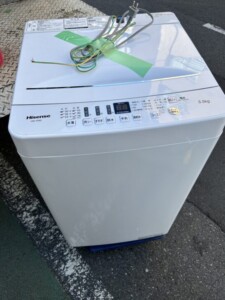 Hisense(ハイセンス)5.5キロ 全自動洗濯機 HW-T55D 2019年製