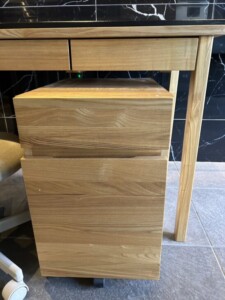 MUJI(無印良品)木製デスク キャビネット チェア