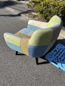 Francfranc(フランフラン)パッチワークソファ 一人掛け