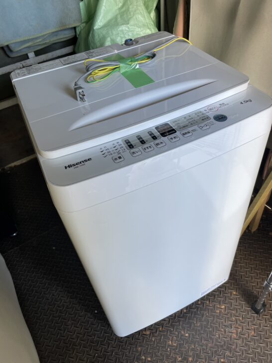 Hisense（ハイセンス）4.5キロ 全自動洗濯機 HW-T45F 2022年製