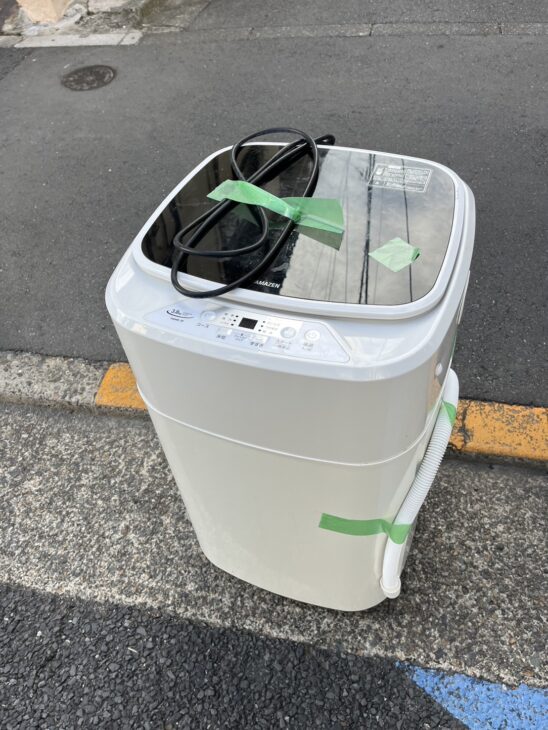 YAMAZEN（山善）3.8キロ 全自動洗濯機 YWMB-38（W) 2021年製