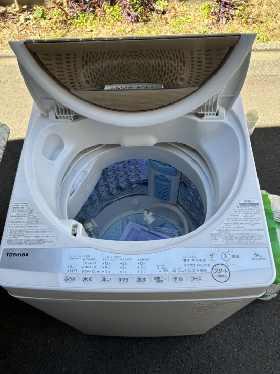 TOSHIBA 全自動洗濯機　AW-6GM1 【トレファク東大阪店】 大阪府枚方市での【出張買取】東芝の洗濯機 AW-6GM1 2022年製 ｜出張