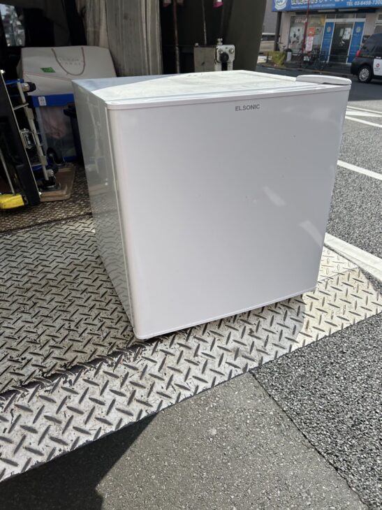 ELSONIC（エルソニック）1ドア冷蔵庫 EJ-R461Wの無料引取【木更津市