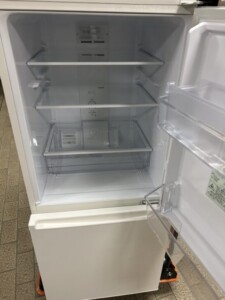 AQUA(アクア)168L 2ドア冷蔵庫 AQR-17MBK(W)2022年製