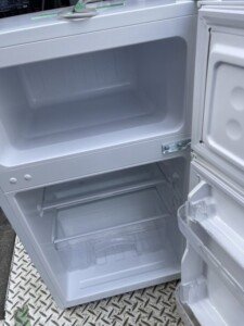 YAMAZEN(山善)86L 2ドア冷蔵庫 YER-D91(W) 2022年製