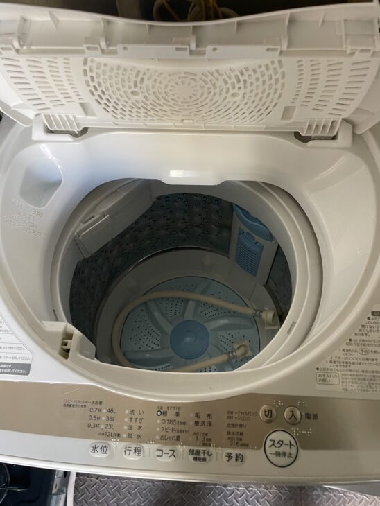 高年式【美品】東芝 全自動洗濯機 AW-5GA1 愛知県一宮市のお客様よりご 