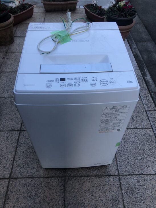TOSHIBA（東芝）4.5キロ 全自動洗濯機 AW-45M9 2021年製