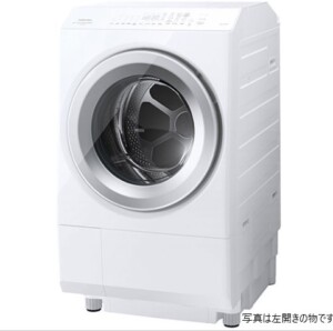 TOSHIBA　東芝 ドラム式洗濯乾燥機 ザブーン 12㎏ TW-127XH3R(W)
