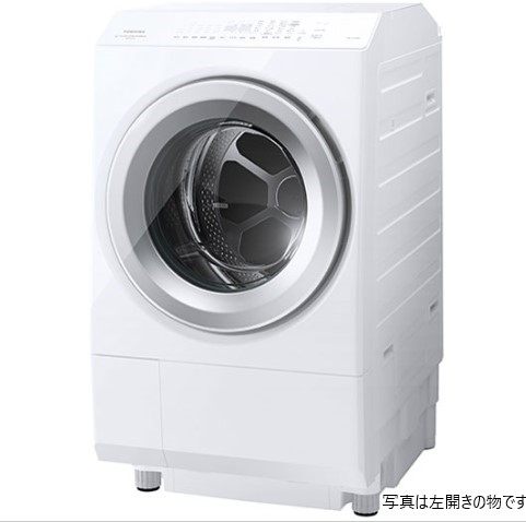 TOSHIBA　東芝 ドラム式洗濯乾燥機 ザブーン 12㎏ TW-127XH3R(W)