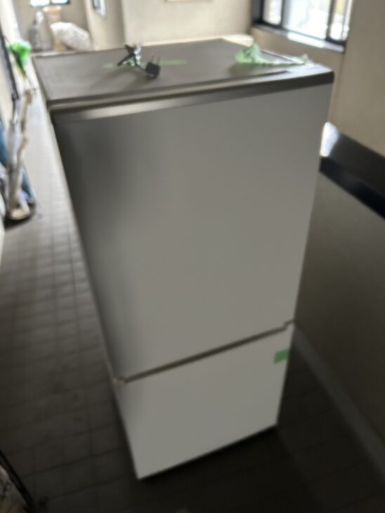 AQUA（アクア）168L 2ドア冷蔵庫 AQR-17NBK(W) 2022年製