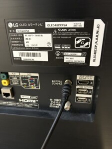 LG(エルジー)48型有機ELテレビ OLED48CXPJA 2021年製