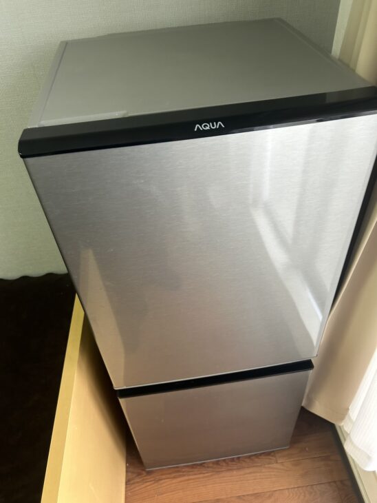 AQUA（アクア）126L 2ドア冷蔵庫 AQR-J13J（S）2020年製