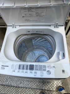 Hisense(ハイセンス)5.5キロ 全自動洗濯機 HW-55E2W 2022年製