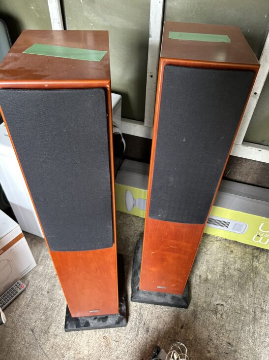 経年劣化でも【買取】ONKYO アンプ SA-205HD・DENON スピーカー