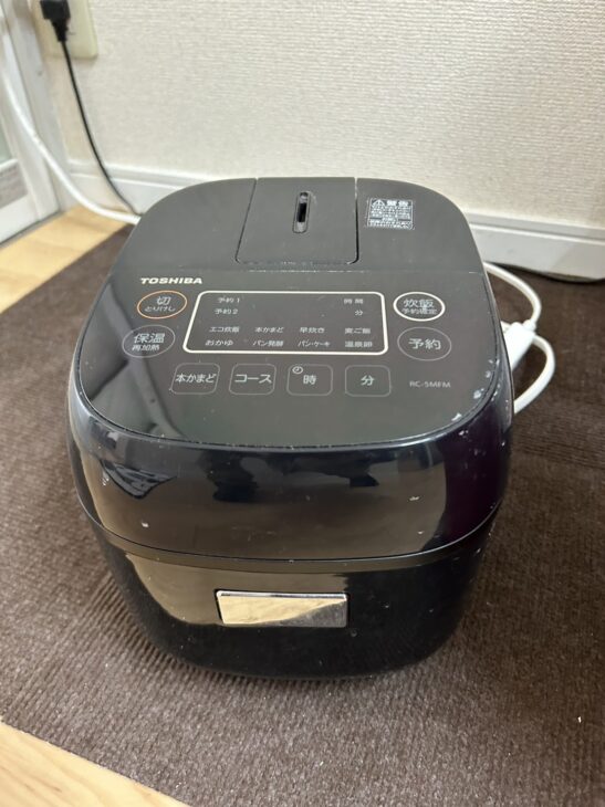 TOSHIBA（東芝）ジャー炊飯器 RC-5MFM 2019年製