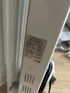 IRIS OHYAMA(アイリスオーヤマ)オイルヒーター IOH-1208KS-W 2017年製