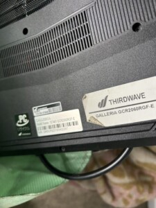 Dospara(ドスパラ)ノートパソコン GCR2060RGF-E GALLERIA ガレリア