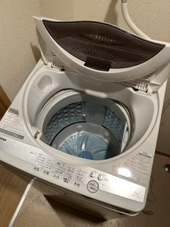0024 TOSHIBA 全自動洗濯機 AW-5G9 W 2020年製 AW-8D5-W 全自動洗濯機 サテンゴールド [洗濯8.0kg /乾燥機能無 /上