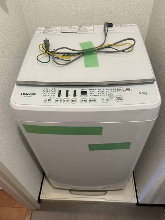 Hisense（ハイセンス）5.5キロ 全自動洗濯機 HW-G55B-W 2021年製
